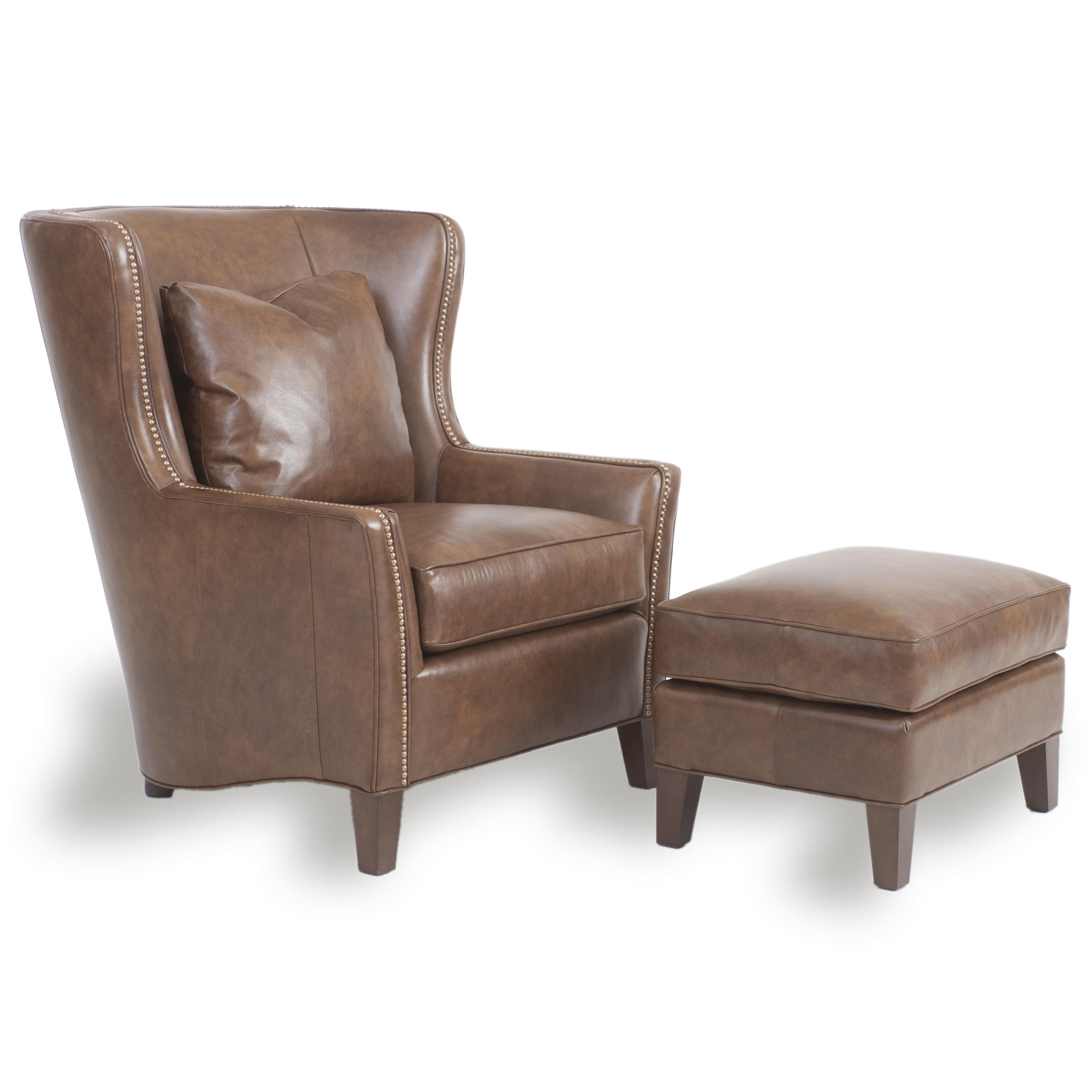 Smith Brothers Accent Chairs and Ottomans SB 82530 L Contemporary
